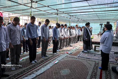 گزارش تصویری | آیین نواخته شدن زنگ نماز اول مهر