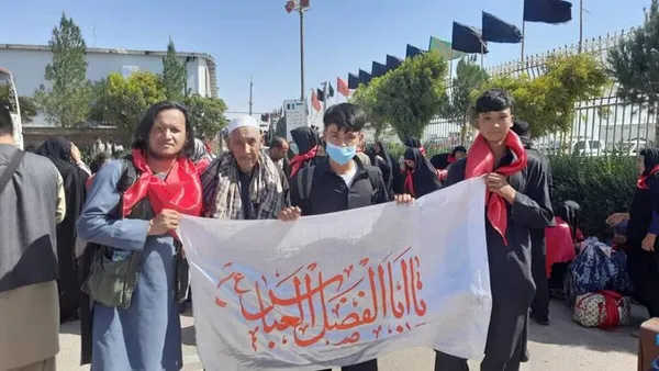 ۳۳ کاروان افغانستانی زائر کربلا وارد مرز دوغارون شدند