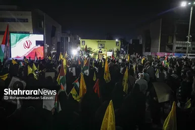 گزارش تصویری | بزرگداشت اولین سالگرد شهادت سیدالشهدای مقاومت، شهید سید حسن نصرالله در مشهد
