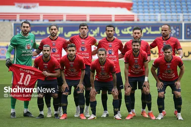 بازی دو تیم نساجی مازندران و سپاهان اصفهان در لیگ برتر