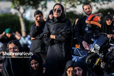 تصاویری از آئین خیمه سوزان عصر عاشورا در مشهد