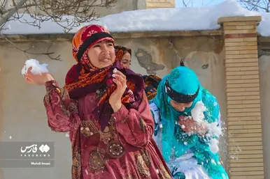 ایران زیباست | شور و نشاط برفی در «اَهَر»