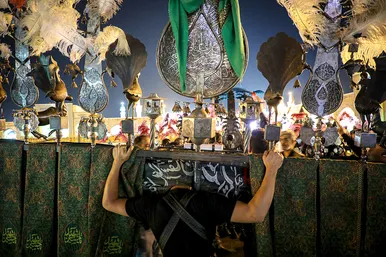 دسته عزای حضرت جوادالائمه (ع) در مشهد