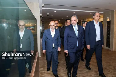 گزارش تصویری | بازدید وزیر ورزش عراق از استادیوم امام‌رضا(ع) مشهد