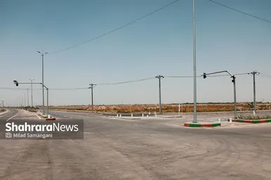 بلوار و تقاطع قمربنی‌هاشم(ع) مشهد در آستانه‌ بهره‌برداری