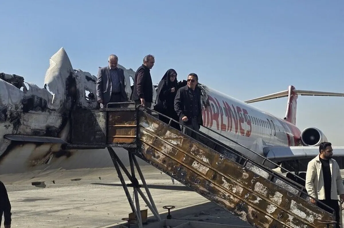 بازدید نایب رئیس مجلس از فرودگاه مهرآباد تهران | نیکزاد: به زودی پروازها از سرگرفته می‌شود