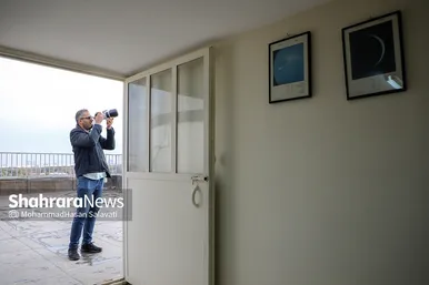 خورشیدگرفتگی ۳ آبان در آسمان مشهد