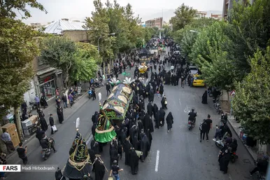 کاروان نمادین اسرای کربلا «بنی اسد»