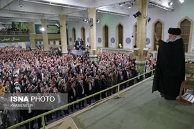 سخنرانی نوروزی رهبر انقلاب در جمع اقشار مختلف مردم
