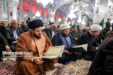 مراسم بزرگداشت شهدای خدمت در حرم مطهر رضوی