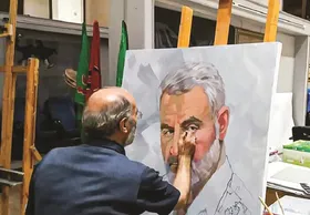 خلق آثار هنری برای گرامیداشت یاد حاج&zwnj;قاسم سلیمانی