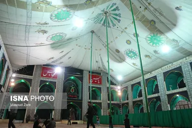 محرم ۱۴۰۴ | عکس‌هایی از عزاداری در دارالعباده یزد