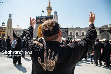 عزادرای شهادت امام رضا (ع) در حرم مطهر رضوی