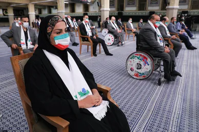 دیدار قهرمانان المپیک و پارالمپیک ایران در بازی‌های ۲۰۲۰ توکیو با رهبر معظم انقلاب