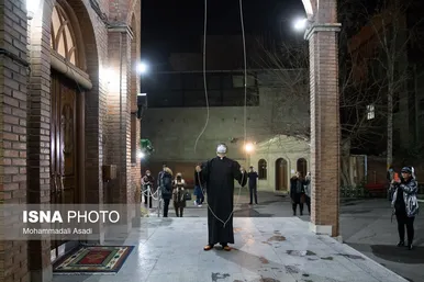 مراسم آغاز سال ۲۰۲۲ میلادی در تهران