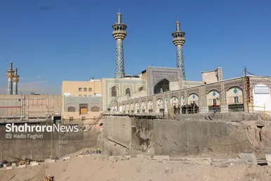 بازدید اصحاب رسانه از مهم‌ترین پروژه‌های عمرانی حرم مطهر رضوی