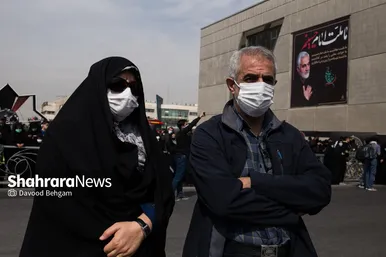 عزاداری روز شهادت امام رضا علیه اسلام در مشهد