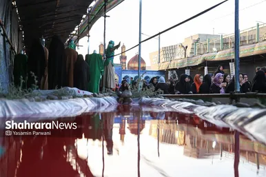 عکس‌هایی از نمایشگاه «عرفات تا فرات» در محله گلشهر مشهد