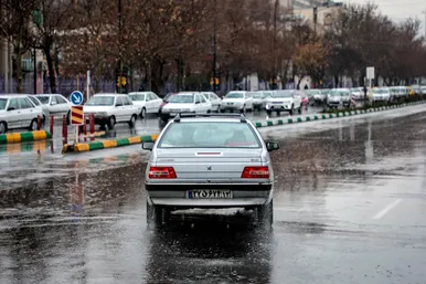 بارش باران در مشهد