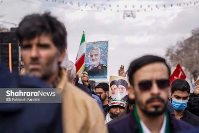 گزارش تصویری | اجتماع عظیم منتظران ظهور در مشهد ۱