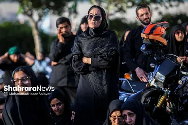 تصاویری از آئین خیمه سوزان عصر عاشورا در مشهد