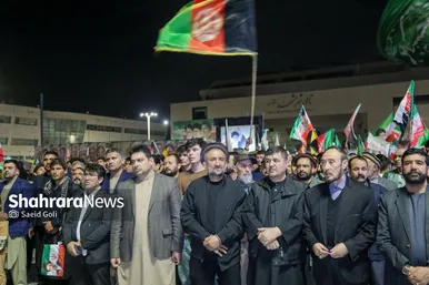 گزارش تصویری | بیعت مهاجران افغانستانی با حضور در عرصه میدان شهدای مشهد با رهبر انقلاب اسلامی