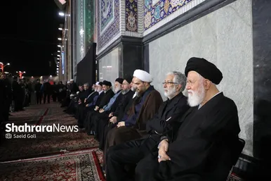 گزارش تصویری | مراسم بزرگداشت رهبر شهید ایران در حرم مطهر امام رضا (ع)