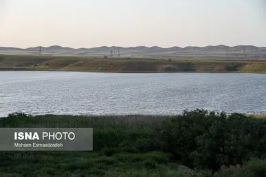 عکس‌هایی از دریاچه بزنگان در خراسان رضوی