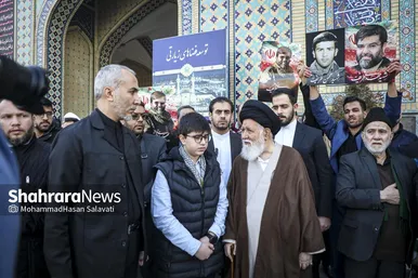 گزارش تصویری | مراسم تشییع پیکر مطهر شهید مدافع امنیت «مهدی ظریف» در مشهد ۲