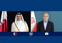 پزشکیان در گفت‌وگو با امیر قطر: ایران در کنار قطر ایستاده است