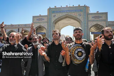گزارش تصویری | عزاداری شهادت امام رضا (ع) در حرم مطهر رضوی