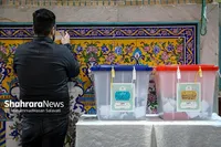 پایان رای گیری و آغاز شمارش آرا در ۱۶ شهرستان خراسان رضوی + فیلم