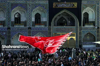 عزاداری روز شهادت امام رضا (ع) در حرم مطهر رضوی