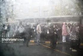 گزارش تصویری | بارش پاییزی باران در مشهد (۱۲ آذر ۱۴۰۴)