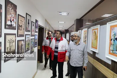 بازدید مدیرعامل جمعیت هلال‌احمر خراسان رضوی از موسسه فرهنگی شهرآرا