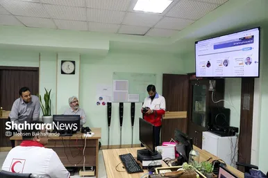 بازدید مدیرعامل جمعیت هلال‌احمر خراسان رضوی از موسسه فرهنگی شهرآرا