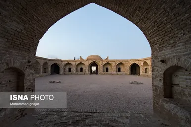 کاروانسرای روستای قاسم آباد در شهرستان بجستان خراسان رضوی