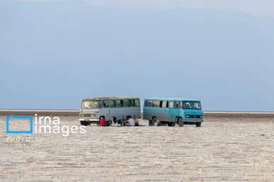 گزارش تصویری | دریاچه نمک حاج علیقلی
