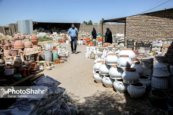 درباره روستای «مِند» گناباد با قدمتی کهن در هنر سفالگری | صدای رسای رُس کویر
