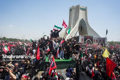 گزارش تصویری | تشییع پیکر امام شهید در تهران (۱۵ تیر ۱۴۰۵) - ۵