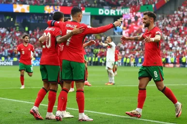 عکس‌هایی از دیدار ترکیه و پرتغال در یورو ۲۰۲۴