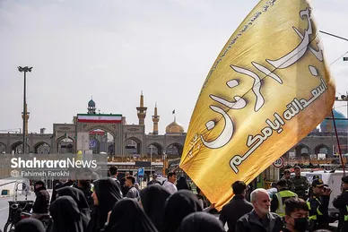 گزارش تصویری | اجتماع عظیم منتظران ظهور در مشهد ۱