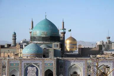 مراسم دعای عرفه در حرم مطهر رضوی