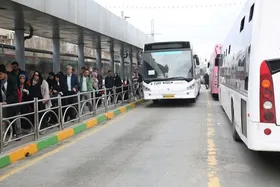 افزایش ساعت خدمت رسانی خطوط ۱۲ و یک BRT مشهد (فروردین ۱۴۰۳)
