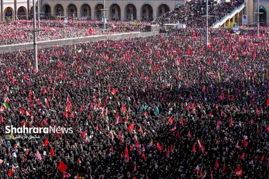گزارش تصویری | عکس‌هایی از روز دوم وداع در مصلی بزرگ تهران (۱۴ تیرماه ۱۴۰۵)