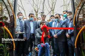 بهره برداری و رونمایی از فضای تفریحی ورزشی و ناوگان اتوبوسرانی ویژه افراد دارای معلولیت