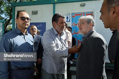 گزارش تصویری | بازدید شهردار مشهدمقدس از ایستگاه بسیج خط 3 قطار شهری