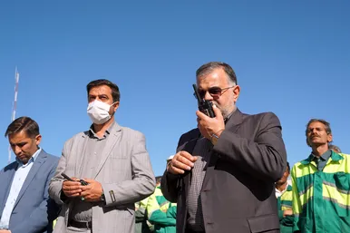 مراسم اذن خدمت آغاز پویش «محله رضوی»