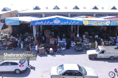 گزارش تصویری |  میدان تره‌بار سپاد در تب‌ و تاب نوروز