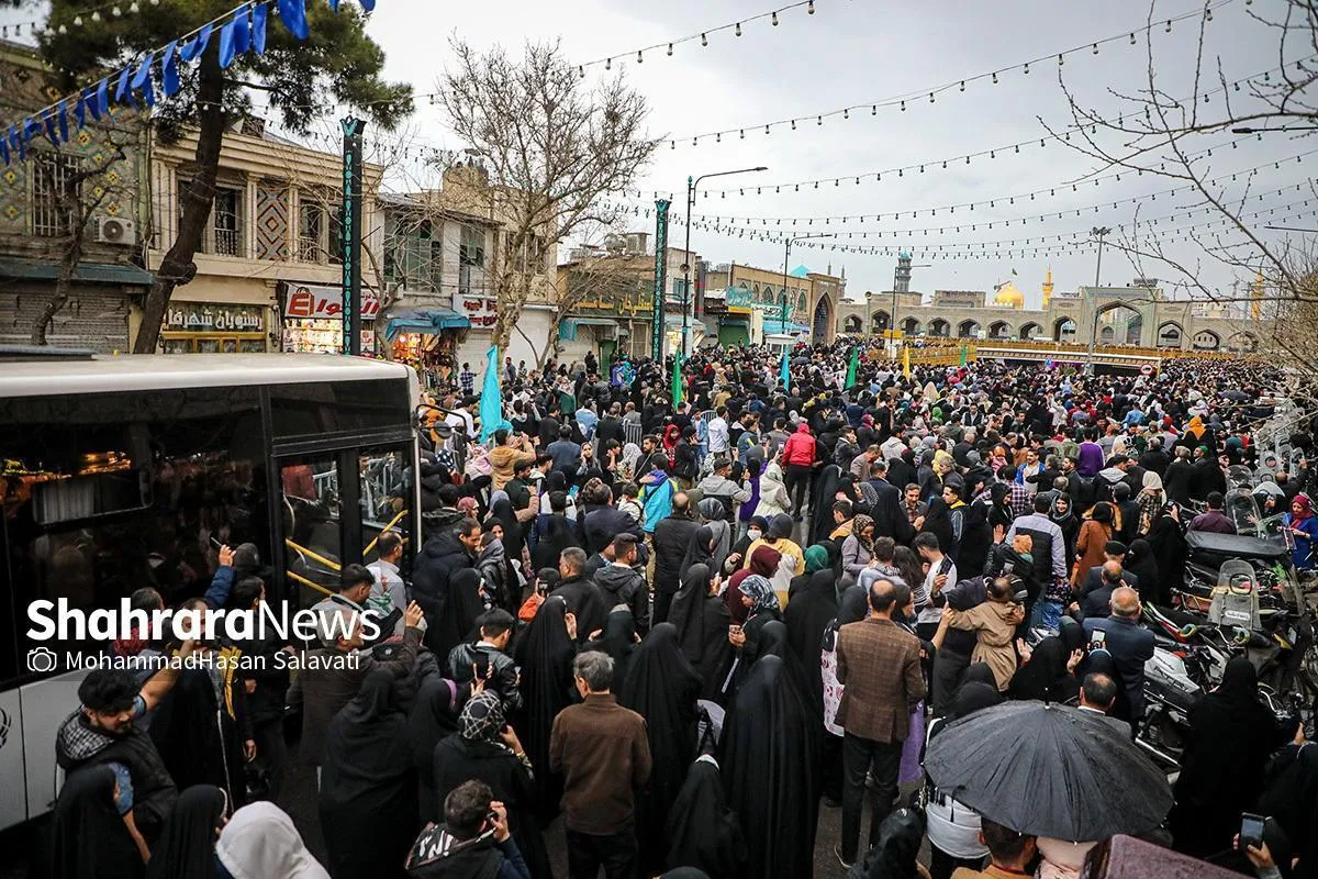 ورود بیش از ۹ میلیون و ۷۰۰ هزار زائر به خراسان رضوی از ۱۵ اسفند ۱۴۰۲ تا ۱۲ فروردین ۱۴۰۳